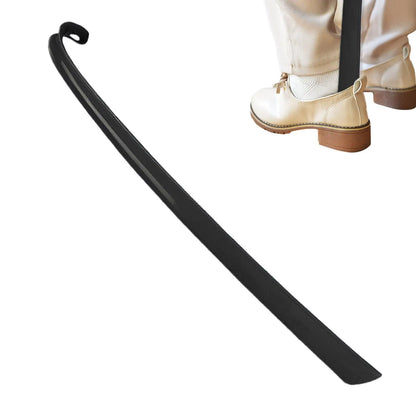 Easy To Use ABS Long Handle Shoes horn Artifact Pull Pumping Shoes Professional Women Men Shoe Horn Shoes Spoon 42.5x4x2.2cm