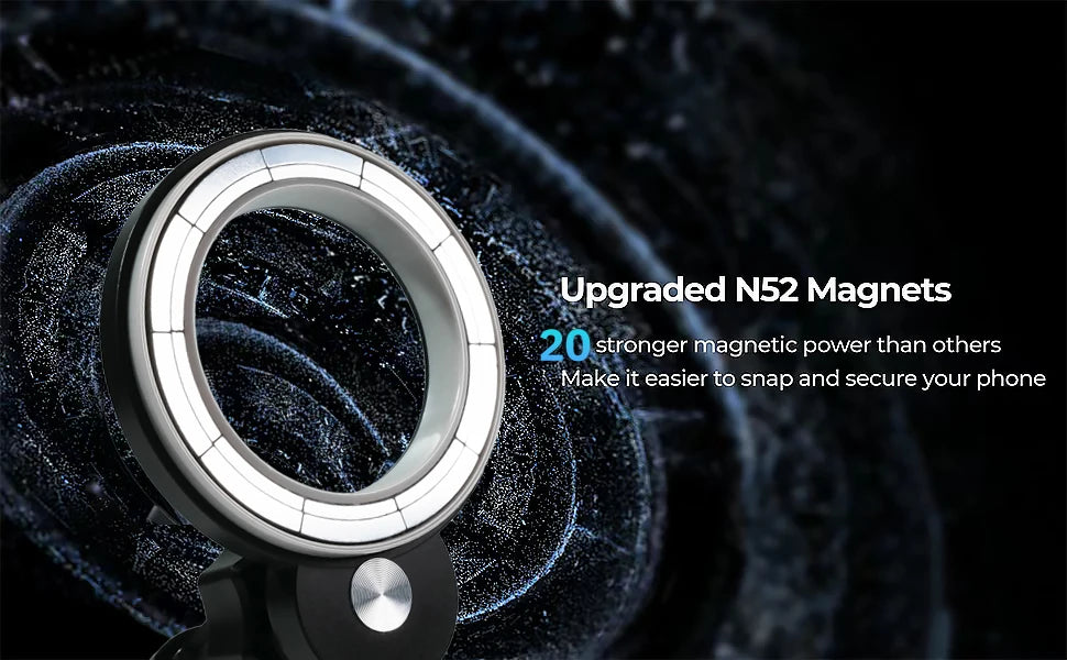 For Volvo EX30 2024 2025 Special Magnetic Phone Holder Screen Border Fixed Adjustable Metal Phone Holder RHD LHD Accessories
