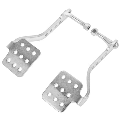 1Pair Go Kart Throttle Pedal Brake Foot Pedal for 212Cc Engine Smooth Control Aluminum Build
