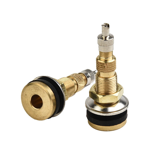 Tubeless Valve Tyre Valves Wheel Rim Fits for 5/8" rim hole Brass & Rubber Replacement for Agricultural Tractor