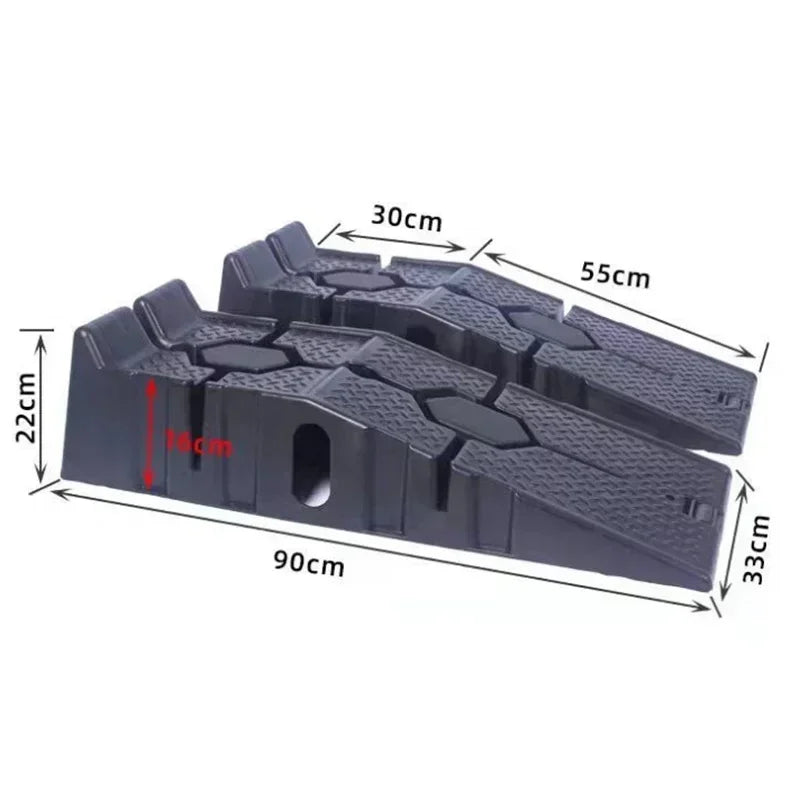 Car maintenance bracket, anti slip plastic, car repair tool, maintenance ramp, slope board, ladder, oil change ramp Accessories