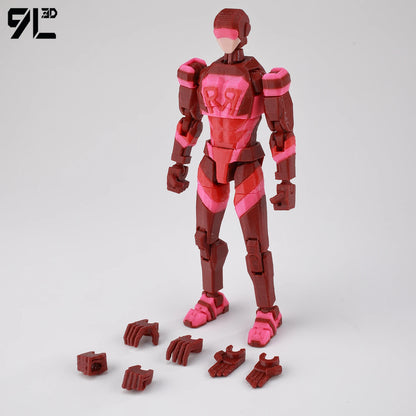 9L3D Printed Invincible Tech Jacket Toys Action Figures Titan13 T13 Dummy 13 Superheroes Multi-Jointed Movable Shapeshift Toys
