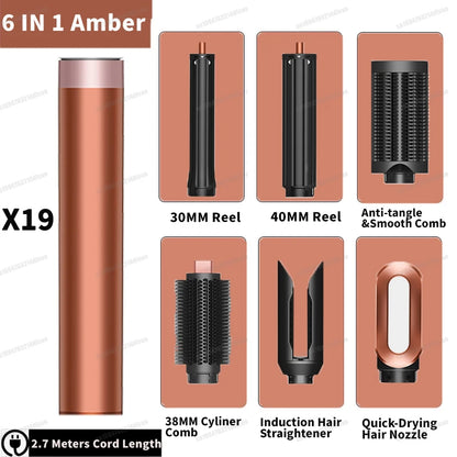 SenCiciMen Auto Curling Multi Hair Styler Curling Iron Hair Hot Air Brush Curling Barrel Hair Dryer Salon Professional Curl Hair
