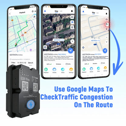 4G Vehicle GPS Tracker Real-Time Tracking Long Standby Battery Strong Magnetic Mount Waterproof Multiple Alarm Functions