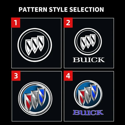 2pcs For Buick Regal 2009-2014 Lacrosse 2010-2020 Encore 2014-2016 Accessories HD Led Welcome Light Car Door Projector Lamps