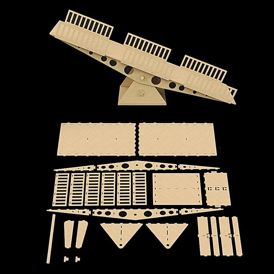 RC remote-controlled vehicle, off-road obstacle, bridge crossing, steep incline, ramp board, 1/18, 1/24, 1/30, SCX24, SCX30.