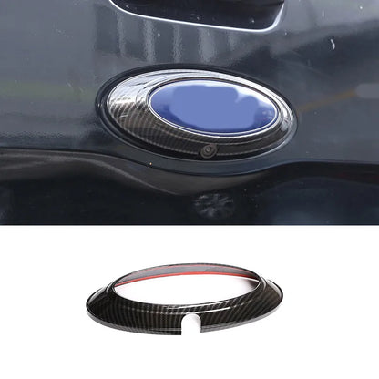 ABS Carbon Fiber For Ford Ranger Wildtrak 2015-2021 Car Center Control Shift Panel Steering Wheel Glass Lift Frame Sticker