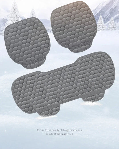 Cushion Thickened Warm Front Single Seat Square Cushion Rear Row Long Cushion Car Seat Cover Seat Covers for Cars Full Set Jdm