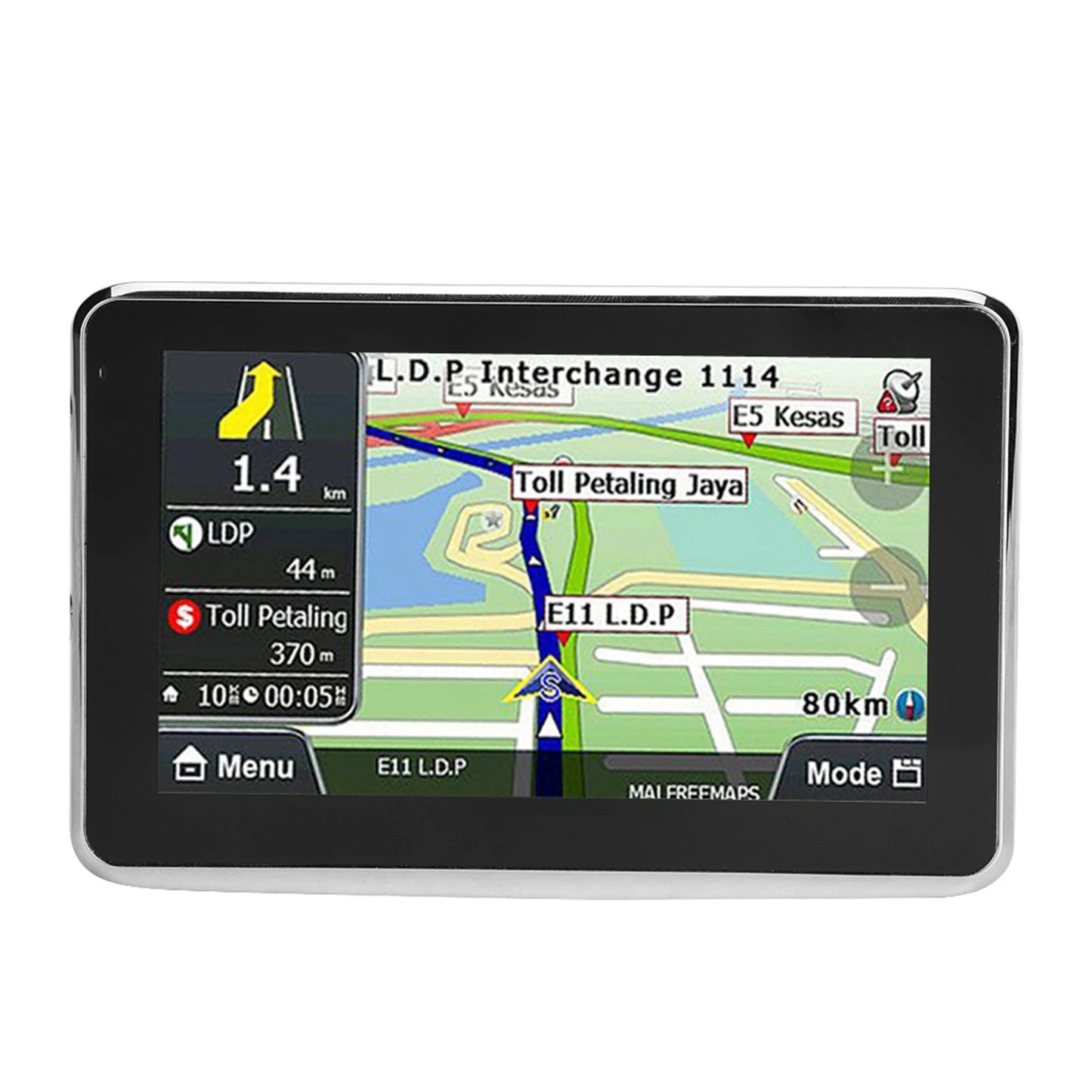 Universal 5 Inch Touch Screen Car Navigator GPS Navigation DDR256M 8G MP3 FM Europe Map Q5 1 Automotive Electronics