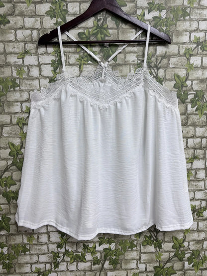 2026 New Summer Sexy Lace Splice V-Neck Tank Top Breathable Slim Fit Cami Tops Holiday Party Base Layer