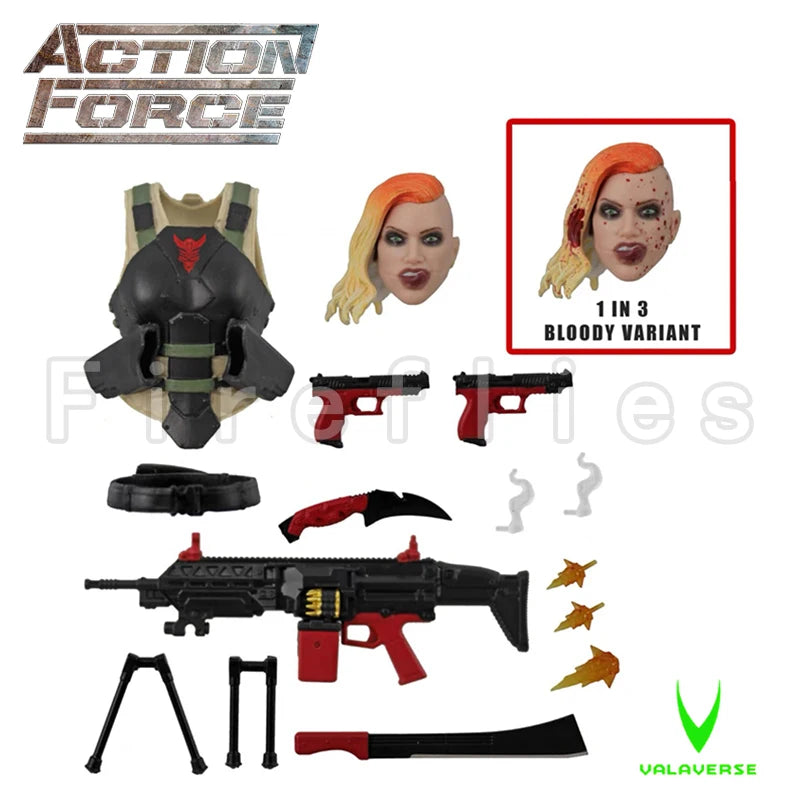 1/12 6inches Valaverse Action Force Action Figure Wave 3.1 Anime Model For Gift