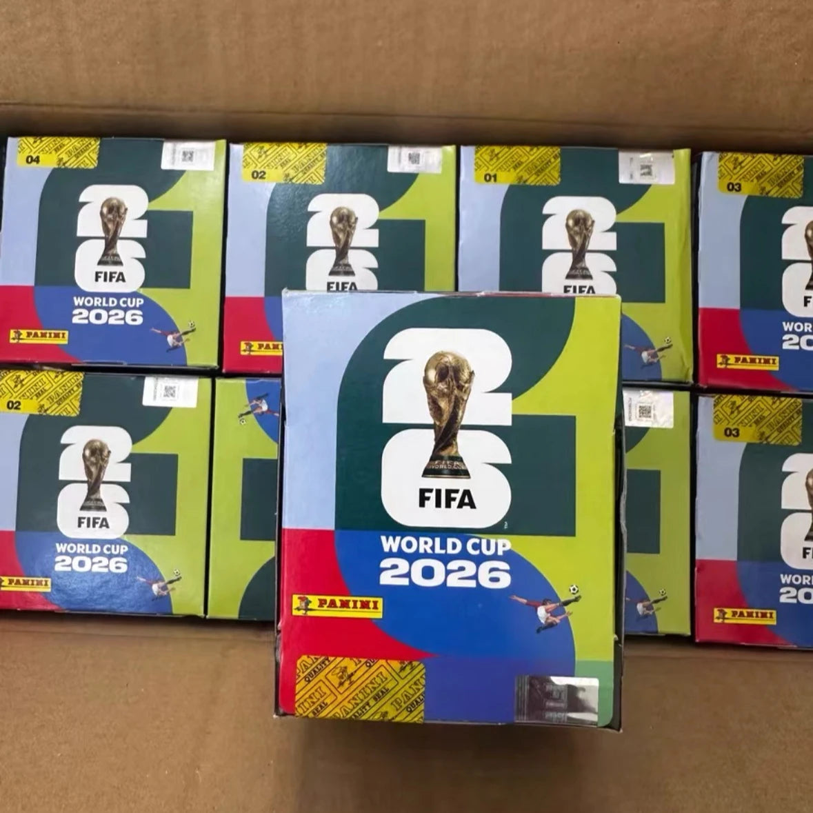 Panini 2026 FIFA World Cup Official Sticker Collection Box - Licensed Full Box with Sticker Album, Authentic Football Player