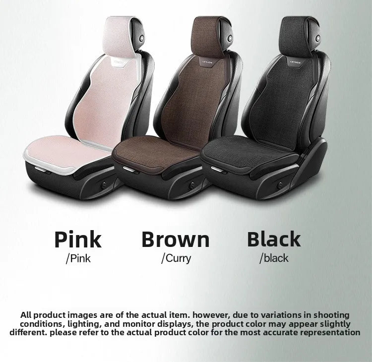 Universal Linen Car Seat Cover Four Season Auto Flax Comfortable Breathable Anti-Slip Covers Cushion SUV Car Seat Protection