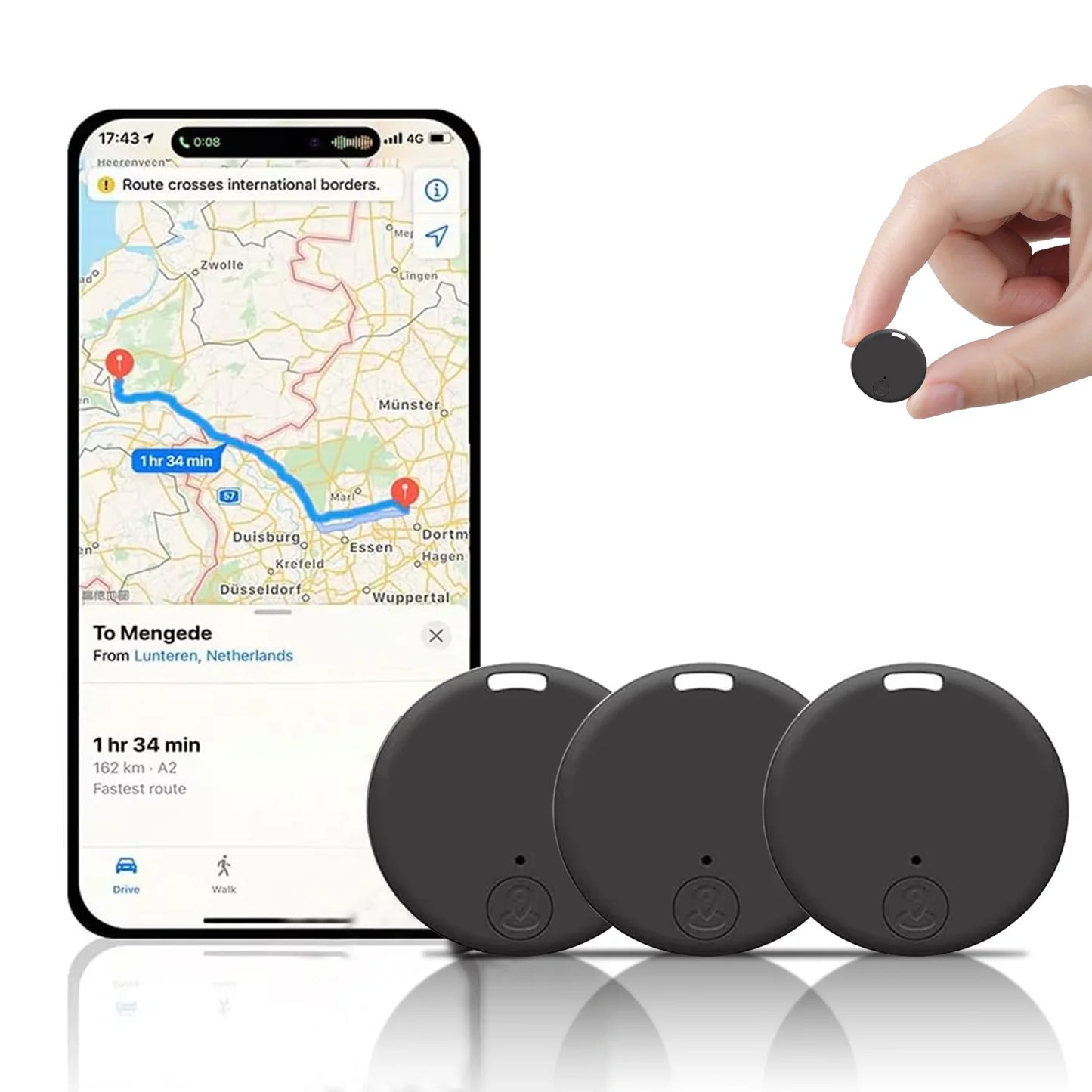 1PCS 2pcs  3PCS 4 PCS  Car Vehicle Tracking Anti-Lost Locator Mini GPS Tracker for Vehicles Locator Tracker for Tracking System