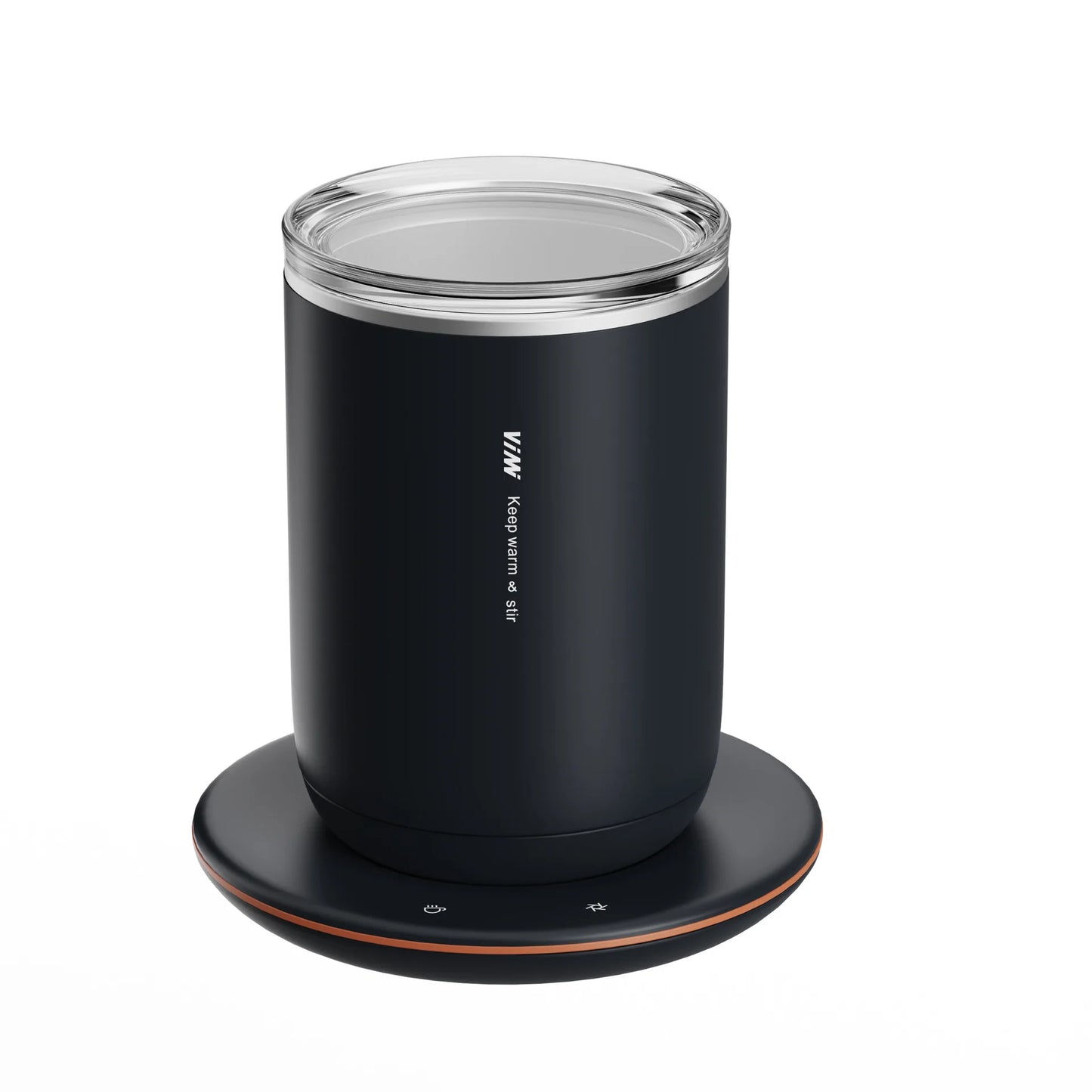 55℃ Mug Heater Automatic Stirring Mug Coffee Milk Mixing Mugs Stainless Steel Cup USB Electric Double Insulated Smart Cup