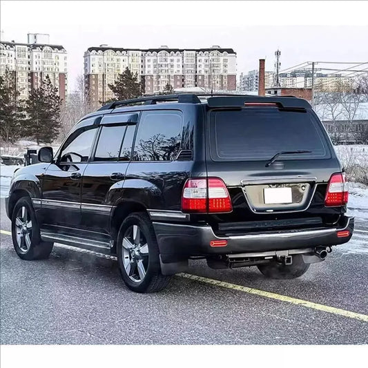 For Toyota Land Crusier LC100 1998 1999-2006 Rear Spoiler Wing Rear Roof Top Spoiler Glossy Black Cars Accessories Body Kit