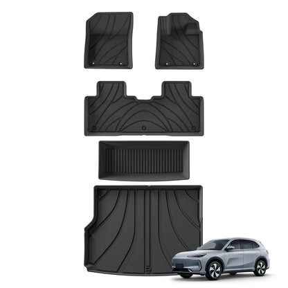for Geely Galaxy E5 EX5 2024 2025 Car Floor Mats Protective Mat Accessories Foot Pad Cargo Liner Trunk Mat Only Fit Right Rudder