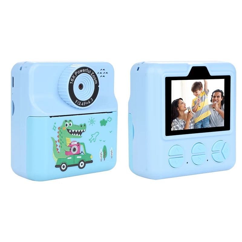 Children Digital Camera Photography Instant Camera Kids Video Recorder Toys for Girls Boys Best Birthday Gift 1080P HD Dual Lens