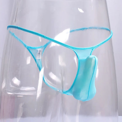 Men Underwear Gay Thong Penis Pouch G-string Mens Bikini T-back  Erotic Jockstrap Thongs String gay sexy underwear