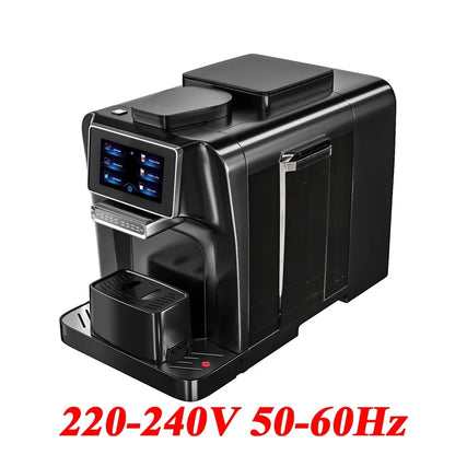 LX AC-T6 Fully Automatic Coffee Maker 11 Type Fancy Coffee Electronic Refrigerated Milk Tank Latte Espresso Coffee Machine
