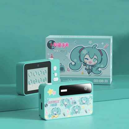 Original Hatsune Miku Ccd 600mah Digital Camera Cartoon Anime Figure Miku Peripheral Children Birthday Toy Gifts Pre-Sale
