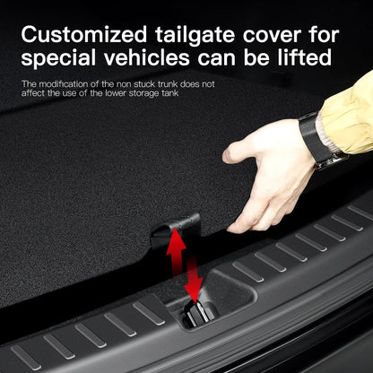YZ For Tesla Model Y Juniper 2026 Trunk Sill Plate Protector TPE Rubber Protector Tesla Threshold Bumper Pad Prevent Scratching