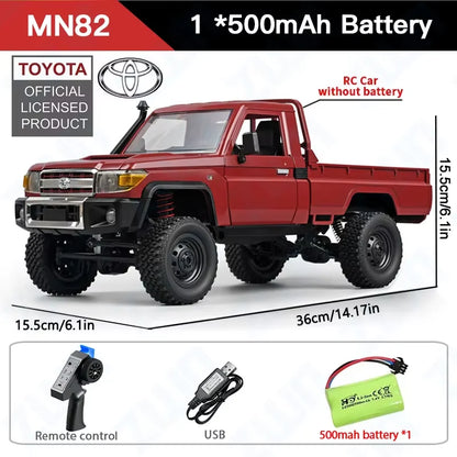 ZWN MN82 MN82PRO MN82S MN82T 1:12 RC Car With LED Lights 2.4G Professional 4WD Remote Control Pickup RC Truck Mode for Kid Gift