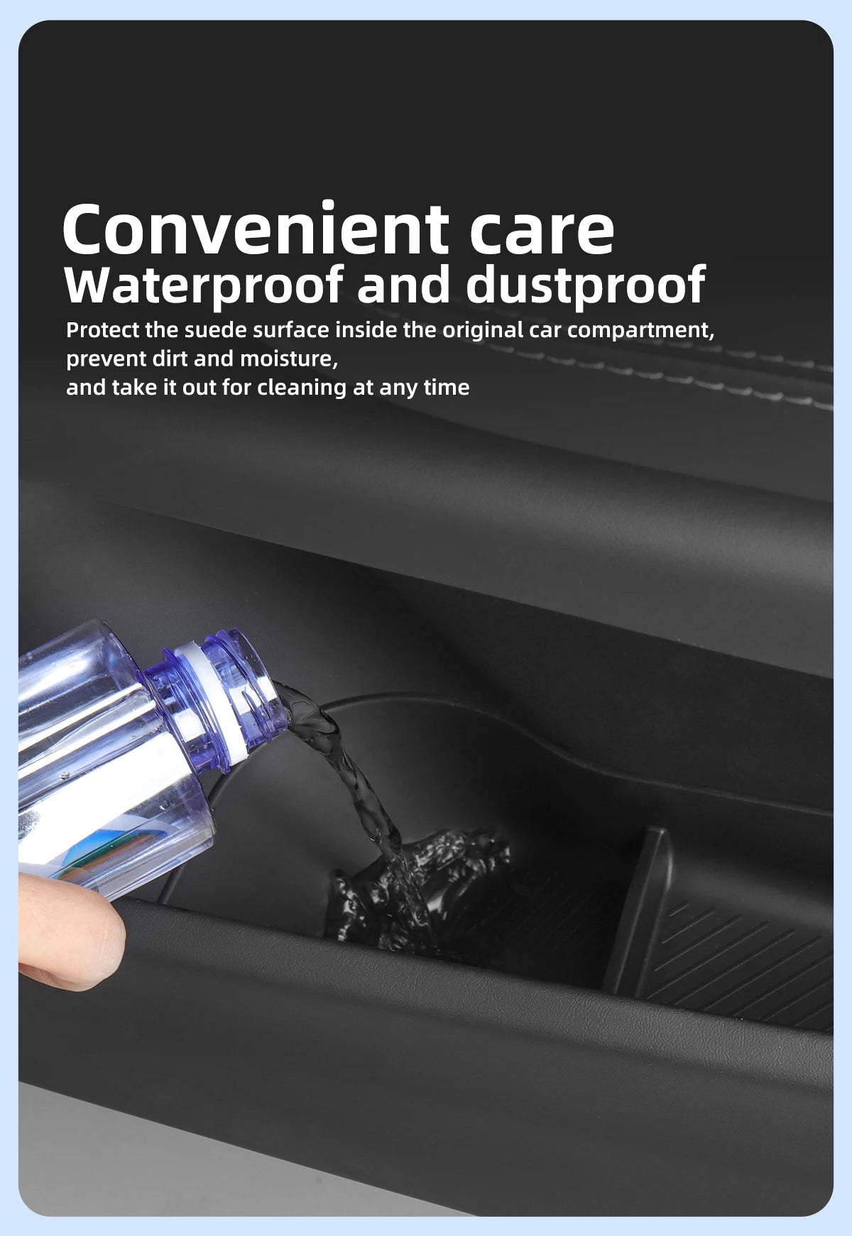 Car Door Side Storage Box  For Tesla Model X S 2023 2024 TPE Gate Slot Anti Dirty Storage Organizer Tidying Car Accessories