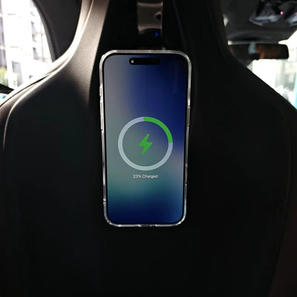 For BMW X7 X6 X5 X3 I5 I7 IX 2023 2024 2025 Car Wireless Charger Seat Pad Phone Magnetic LED Holder Stand Trim Accessories