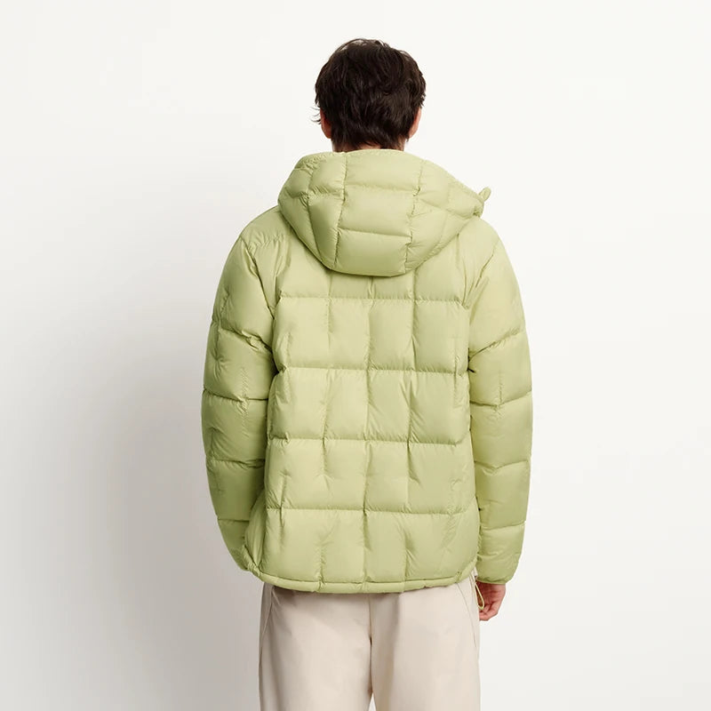 Semir Down Jacket Men Outdoor Lightweight Warm Liner Three-Resistant Outerwear Quilted Hooded 2025 New Winter Wear Men's Wear