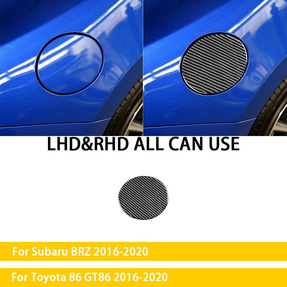 For Subaru BRZ Toyota 86 GT86 2017 2018 2019 Carbon Fiber Car Accessories Gear Shift Cup Holder Air Conditioning Trim Sticker