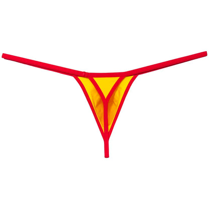 Sexy Men's Underwear Thong Contour Pouch Tangas String Brief Micro Underpants Man Lingerie Mini Bikini Comfortable Sissy Panties