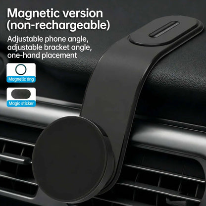 For MagSafe Wireless Car Charger Magnetic Car Phone Holder Bendable Car Phone Mount Phone Stand for iPhone 16 15 14 13