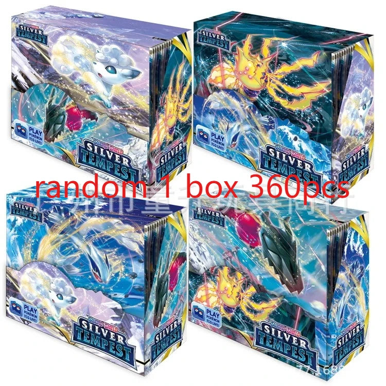 360 Pcs/Box Pokemon Card SCARLET&VIOLE 151 Astral radiance Evolutions Ultra Prism English Booster Battle Transaction Card
