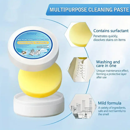 Shoe Whitening Cleaning Balm Deeply Cleanses Dirt Removes Yellowing Prevents Shoe Upper Cracking Suitable For All Kinds Of Shoes