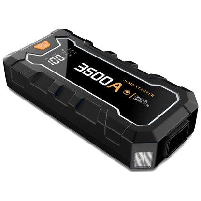 4000A 24000mAh Wireless Vehicle Jump Starter Suitable for 3.7 Gallons Of Petrol Or 3.17 Gallons Of Diesel With USB Type-C Output