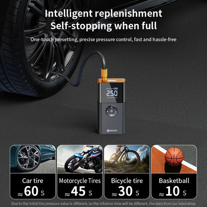 5000a 180 Psi Car Jump Starter Compressor Battery Portable Power Bank Tire Capacitor Booster 12v Emergency Jumper With Air Pump