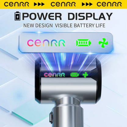 CENRR New Car Vacuum Cleaner Wireless Mini Powerful Portable HandHeld Car Cleaner LED Power Display Gift Lamp Air Gun  7500mAh