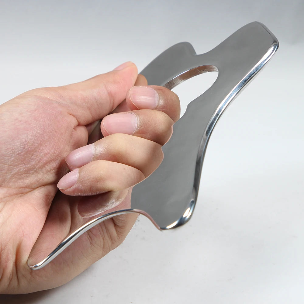 1 PCS Stainless Steel Gua Sha Scraping Massage Tool IASTM Tools Great Soft Tissue Mobilization Tool for Back, Leg, Arm, Shoulder