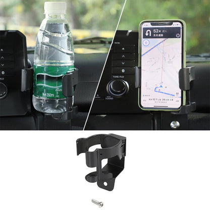 Car Co-pilot Handle Expansion Storage Box Multi-Function Cup Phone Holder Stand for Suzuki Jimny JB64 JB74 2019-2025 Accessories