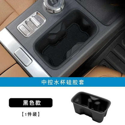 For Chery ICAR V27 2026 Silicone Cup Holder Mat Wireless Charging Anti Slip Pad Tailgate Storage Box Interior Accessories Kit