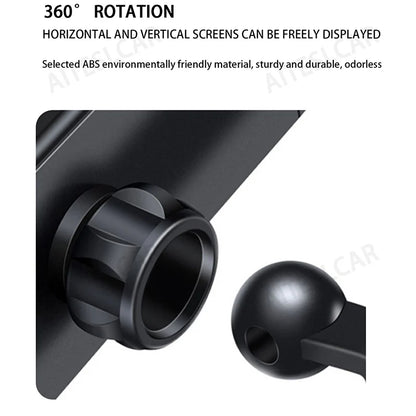 Base Magnetic Phone Holder For Tesla Model YL/Y Juniper 2025 Model 3 Highland 2024 + ABS Rotatable Bracket Non-Shaking Car Mount