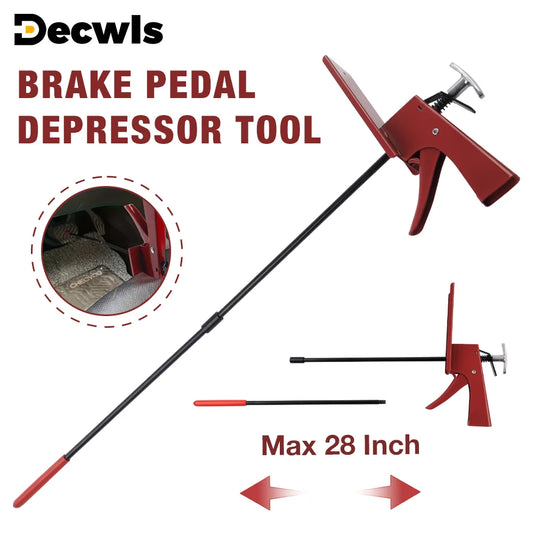 28-Inch Car Brake Pedal Depressor Tool, Adjustable Pedal Fixing Tool,  Prevent Vehicle Slipping, For Car Testing/Car Maintenance