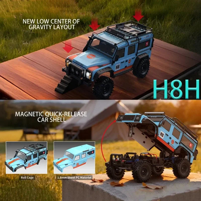 MJX 1/8 H8H Upgraded Edition Westward Brushless Simulation Remote Control Car 4WD High Speed Off Road Model Vehicle