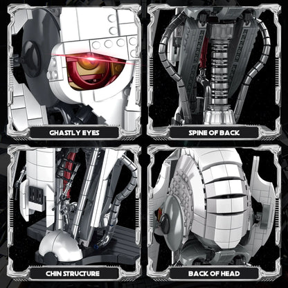 MOC 788pcs Idea General Grievous Helmet Building Blocks Bricks Model Helmet Collection Assembling Toys for Children Adults Gift