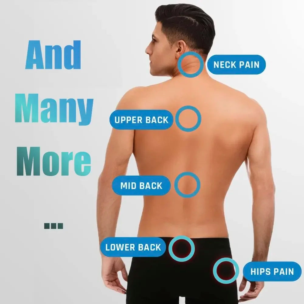Household Waist Muscle Massager Muscle Release Deep Tissue Massage Tool Back Hip Flexor Thigh Bicep Chest Muscle Release Tool
