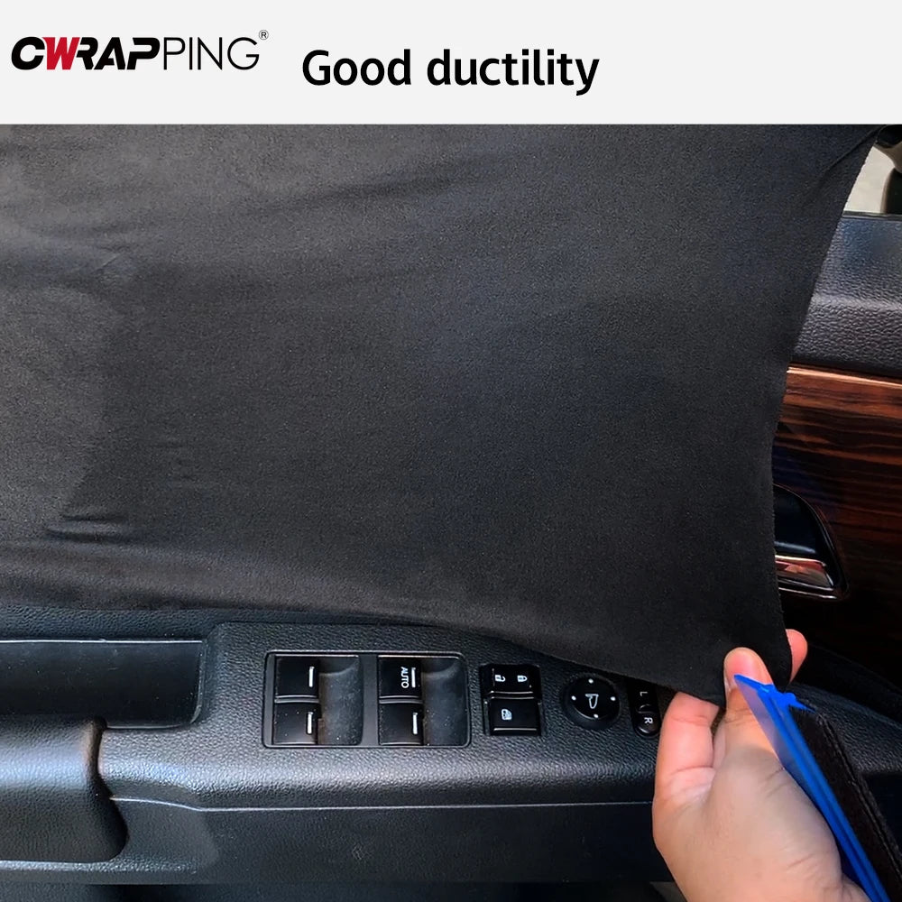Car Body Film Vinyl Wrap Decal Vinyl Wrap  Self-Adhesive Auto Interior Door Suede Stickers Leather Repair for Car Accessories
