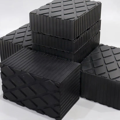 Car Lift Shock Absorbing Jack Pad Blocker Solid Rubber Pads Support Non Slip Spacer for Jack Racks Lifting Equipment Accessories
