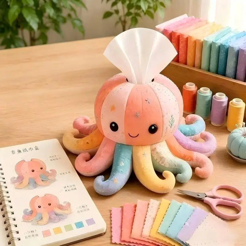 Creative Tide Play Cute New Animals DIY Tissue Box Set Animal Shaping Tissue Box Toy Material Pack