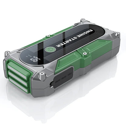 3000A Jump Starter Power Bank With Quick Start Capability, USB Charging, LED Emergency Light Function, Versatile Car Tool
